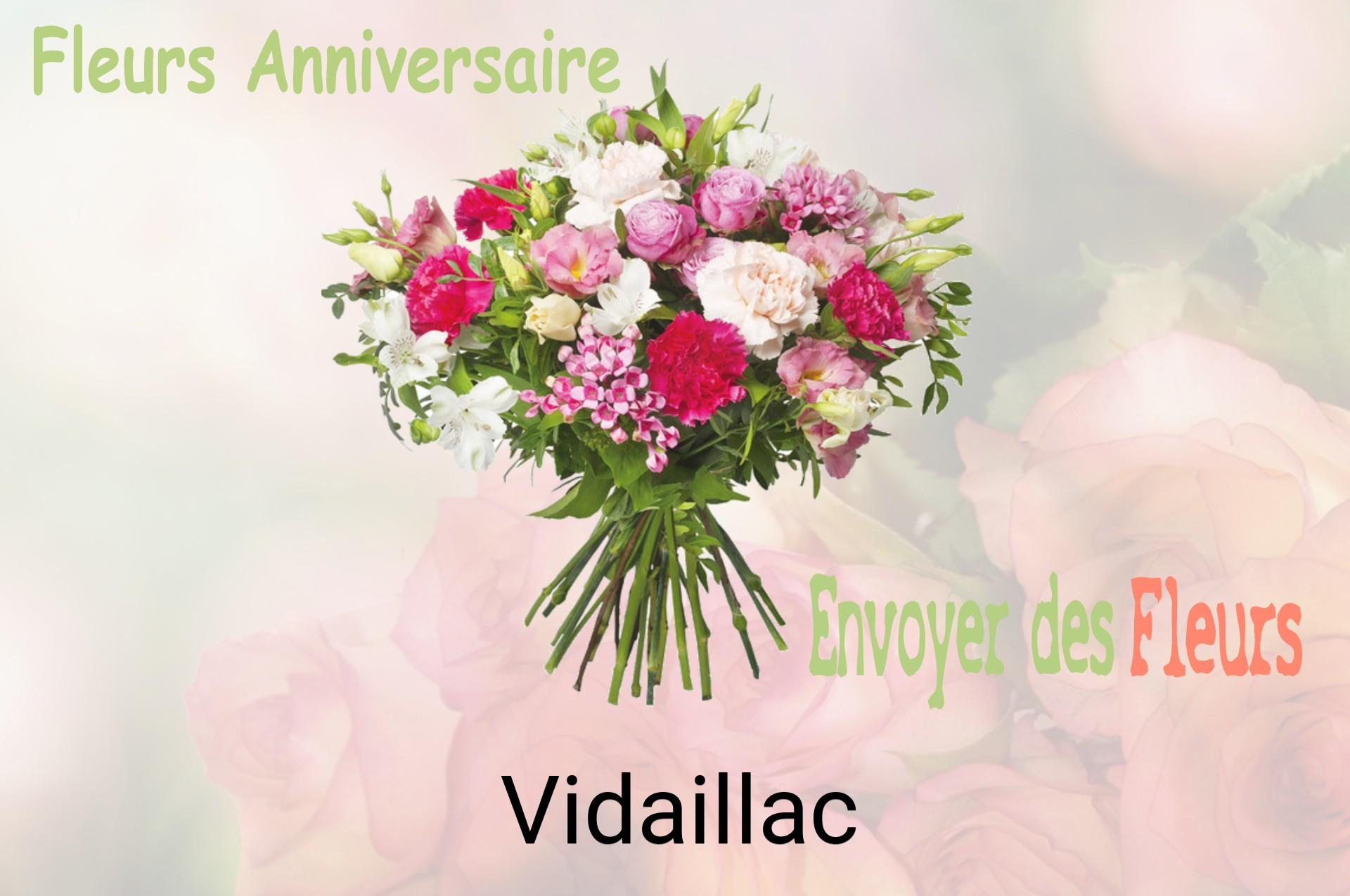 Bouquet de fleurs d’anniversaire livré à Vidaillac