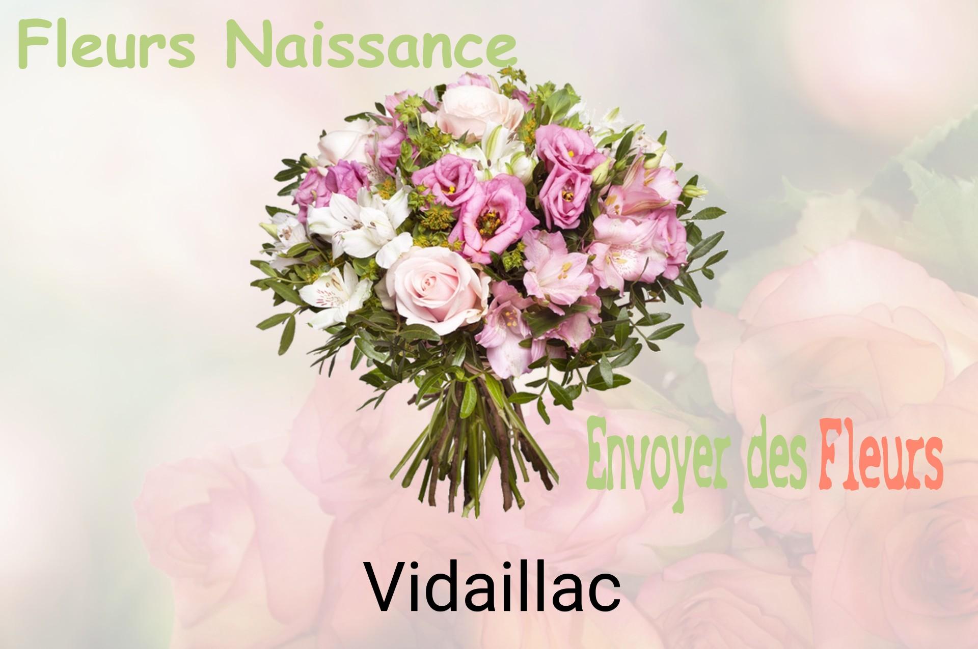Bouquet de fleurs de naissance livré à Vidaillac